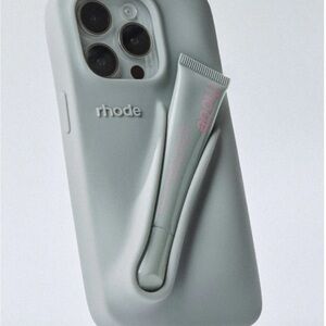 Gray Phone Case with Balm Holder